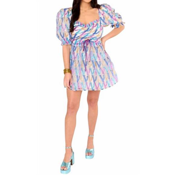 Buddylove - COLBY PUFF SLEEVE MINI DRESS